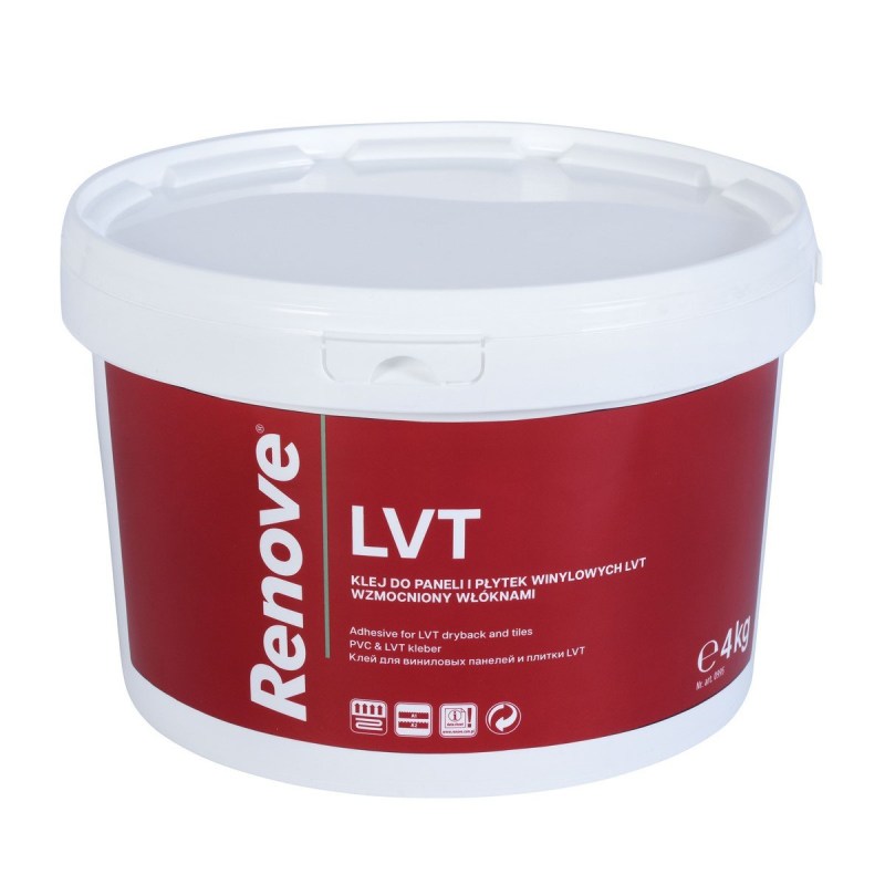 Renove LVT - клей для виниловых и кварцвиниловых покрытий - 4кг